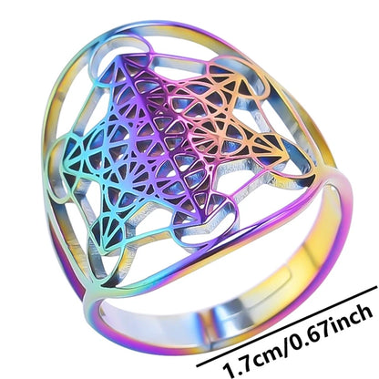 Metatron Mystique - Enchanting Geometric Rings