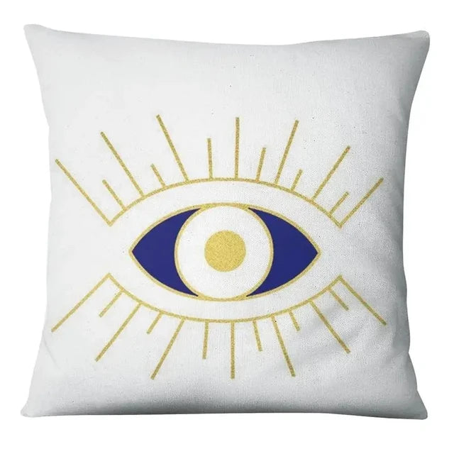 Navy Gold EyeCatcher Cushion